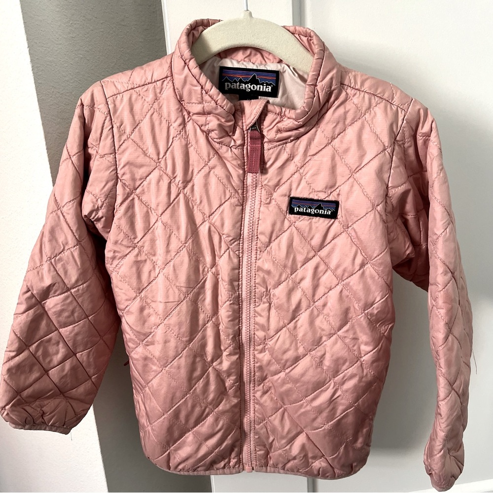 Patagonia Girls' Baby Nano Puff® Jacket 4 T pink